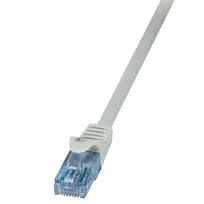 LOGILINK CP3092U LOGILINK - Komutacinis kabelis Cat.6A 10GE Home U/UTP EconLine pilkas 10m
