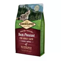 Carni Love Cat su antiena ir fazaniena Adult Cat Hairball Control 400g