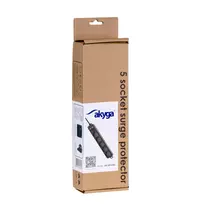 AKY AK-SP-05U Akyga Surge Protector AK-SP-05U 1,5m 5 lizdai CEE7/5 USB5 V/2A +jungiklis