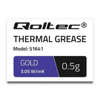 Qoltec Termui laidi pasta 3,05 W/m-K | 0,5 g | Auksas