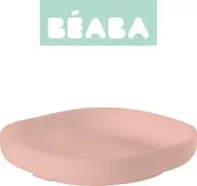BEABA SILIKONINĖ DUGNU PRILIMPANTI LĖKŠTĖ, COTTON CANDY