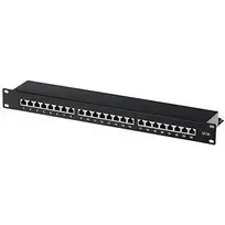 helos Cat.6a LSA 19" Patch Panel 1U 24 porty