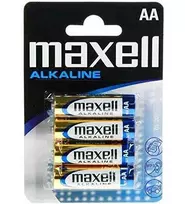 AA Baterijos - Maxell LR6, 4 Vnt. Mėlynos