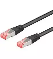 Goobay Kabelis LAN Patchcord CAT 6 S/FTP LSZH Juodas 25m