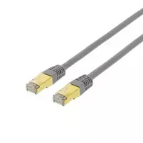 Kabelis DELTACO S / FTP Cat7, 600MHz, LSZH, RJ45, 30m, pilkas / STP-730