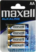 Baterijos Maxell AA (LR06), šarminis, 1,5V, 4 vnt / BAT-522