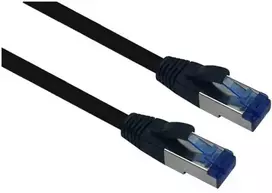 Helos Outdoor patch laidas S/FTP Cat 6a juodas 7,5 m