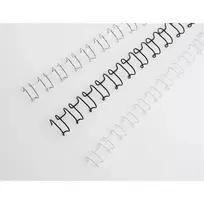 Acco Esselte Metalinės įrišimo spiralės GBC A4 21L, 10mm, 100 vnt./pak., balta sp.