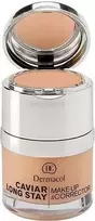 Dermacol Ikrų ilgai Stay make- Up & korekcija veido įdėklas 1 Pal 30ml