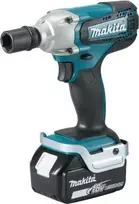 Makita 18 V smūginis veržliasukis, modelis DTW190RFJ, 190 Nm 1/2 colio, su 2 x 3,0 Ah akumuliatoriais