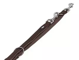 Nobby Classic Preno reguliuojamas pavadėlis S raudonas 200cm 15/20mm