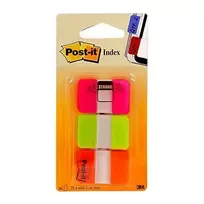 3M Lipnūs žymekliai Post-it, 25,4 x 38 mm, 3 spalvos