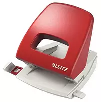 Leitz 5005 punch 25 lakštai Raudon (10K083B)