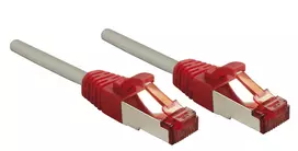 Tinklo Kabelis - LINDY CrossOver Cat.6 S/FTP Kabelis, RJ45, M/M, 250MHz, 27AWG, 3 m, Pilkas