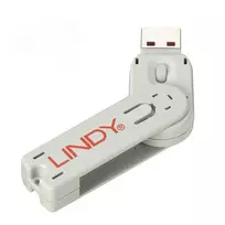 USB Jungties Blokatoriaus Raktas - Lindy Nr. 40624 USB Type A, Baltas