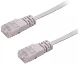 MicroConnect Tinklo kabelis U / UTP CAT6 3M Flat pilka