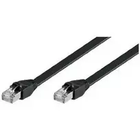 Goobay Kabelis LAN Patchcord CAT 6 U/UTP FLAT juoda 0,5m