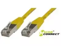 MicroConnect RJ-45/RJ-45 kat.6 0.5m Geltonas (SSTP6005Y)