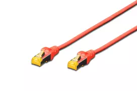 Digitus CAT 6A SFTP 0.5m LSSH Raudonas kabelis (SFTP6A005R)