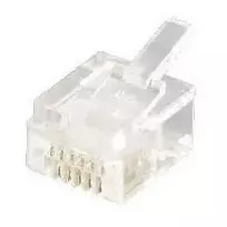 Equip RJ12 kištukas 6P6C (6UIN), 100 vnt. (121131)