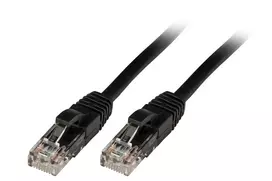 Tinklo Kabelis - LINDY Cat.6 U/UTP Tinklo Kabelis, RJ45, M/M, 250MHz, 2 m, Juodas