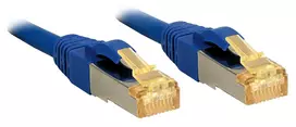 Tinklo Kabelis - LINDY RJ45 S/FTP LSZH Tinklo Kabelis, Cat.6A Kištukas, Cat.7 Neapdirbtas Kabelis, 3 m, Mėlynas