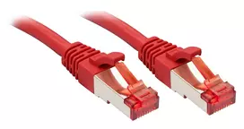 Tinklo Kabelis - LINDY Cat.6 S/FTP Tinklo Kabelis, RJ45, M/M, 250MHz, 27AWG, 1 m, Raudonas