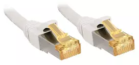 Tinklo Kabelis - LINDY RJ45 S/FTP LSZH Tinklo Kabelis, Cat.6A Kištukas, Cat.7 Neapdirbtas Kabelis, 3 m, Baltas