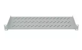 Intellinet 19" konsolinė lentyna, 1U, 2 taškų priekinis tvirtinimas, 150 mm Gylis, Pilkas, 712200