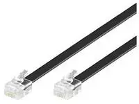 MicroConnect Moduliniai tiesios RJ12 6C / 6P 2m (MK102S)