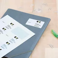 Herma Labels InkPrint 8840, A4, 83,8 x 50,8 mm, baltas matinis popierius, 250 vnt, suapvalinti kampai (8840)