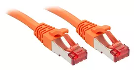 Tinklo Kabelis - LINDY Cat.6 S/FTP Tinklo Kabelis, RJ45, M/M, 250MHz, 27AWG, 0.5 m, Oranžinis