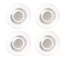 Nobo NobO reti Žemės magnetai, apvalios, 32 mm skersmens, 4vnt, skaidrūs