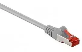 INTELLINET LSOH tinklo kabelis, Cat6, SFTP RJ45 kištukas / RJ45 kištukas, 5,0 m (14 pėdų), pilkas, 733267