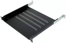 TRITON lentyna su perforacija 19", 1U/350mm, keliamoji galia 50kg, juoda
