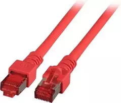 Efb Elektronik EFB Petchcord, Cat.6, S / FTP, PIMF, 3m, raudona (K5512.3)