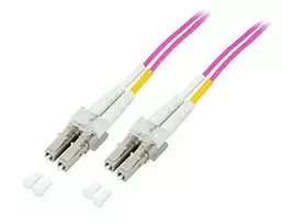 Efb Elektronik EFB šviesolaidinis jungiamasis laidas LC-LC 50/125 OM4 LSZH dvipusis daugiamodis 3 m, skersmuo 2 mm