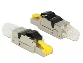 Delock RJ45 kištuko lauko mazgas Cat.6A metalinis