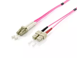 Equip 255536 „InfiniBand“ arba pluoštinis optinis kabelis 10 m 2x LC 2x SC Rožinė
