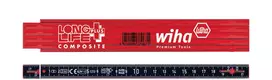 Sulankstomas metras WIHA Longlife Plus Composite (2 m, 10 segmentų)