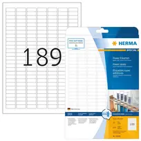 Herma Lipnios etiketės A4, 25,4 x 10 mm, iš popieriaus - 10900