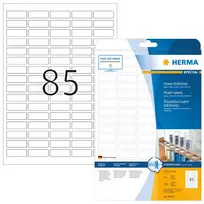 Herma Power etiketės, lipnios A4, 37 x 13 mm, pagamintos iš popieriaus - 10917