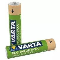 Varta Recycled AAA įkraunamos baterijos 800 mAh, 2 vnt.