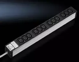 Carruzzo Rittal DK 7240.200 elektros tinklo ilgintuvas 2 m 12 AC išvestis(ys / čių) Vidaus