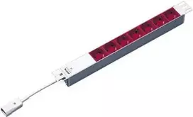 Carruzzo Rittal DK 7240.260 elektros tinklo ilgintuvas 2 m 7 AC išvestis(ys / čių) Vidaus