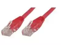 MicroConnect Cat6 UTP 0.5m - 0.5 m - RJ-45 - RJ-45 - Raudona