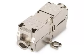 Assmann Electronic „Assmann“ elektroninė DIGITUS lauko užbaigimo mova CAT 6A 500 MHz, skirta AWG 22-26 visiškai ekranuotai trapecinio dizaino 26x35x80 mm