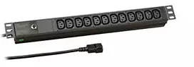 Efb Elektronik EFB EFB 19" 1HE Steckdosenleiste für USV 12xC13, Zuleitung C14