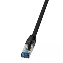 LOGILINK CQ6145S Patchcable PUR Cat.6A S/FTP juodas 50m