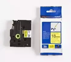 Brother BROLIS TZEFX641 18 Juodas ON Geltonas FLEX